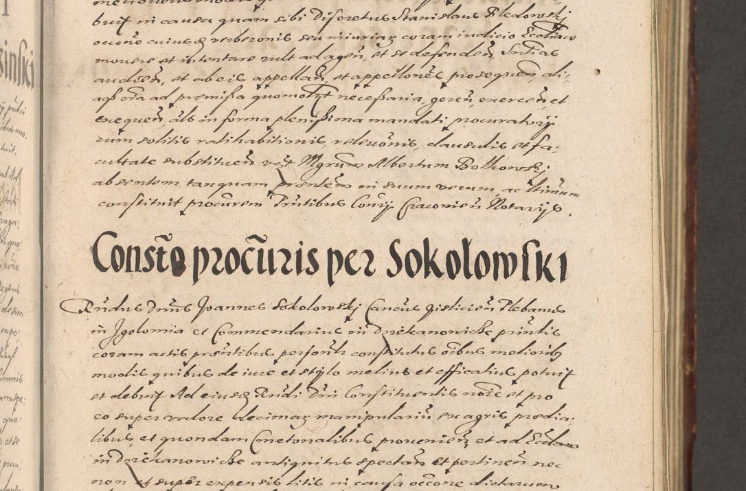 Zdjęcie nr 23 dla obiektu archiwalnego: Illustrissimo et Reverendissimo in Christo Patre Domino Domino Petro Tylicki Dei et Apostolice Sedis Gratia Episcopo Cracoviensis Duce Severiensis Acta actorum causarum sententiarum tam interloquutoriarum quam definitivarum decretorum obligationum, quietationum, recognitionum, constitutionum procuratorum etc. etc. coram Admodum Reverendo Domino Thoma Oborski I. V. Doctore Canonico Vicario in Spiritualibus et Officiali generali Cracoviensis in anno Domini Millesimo Sexcentessimo Decimoquarto Cuius Indictio duodecima Pontificus SS. D. N. D. Pauli Divina providentia Papae quinti Anno decimo foeliciter incipiunt