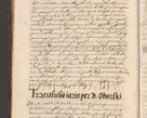 Zdjęcie nr 20 dla obiektu archiwalnego: Illustrissimo et Reverendissimo in Christo Patre Domino Domino Petro Tylicki Dei et Apostolice Sedis Gratia Episcopo Cracoviensis Duce Severiensis Acta actorum causarum sententiarum tam interloquutoriarum quam definitivarum decretorum obligationum, quietationum, recognitionum, constitutionum procuratorum etc. etc. coram Admodum Reverendo Domino Thoma Oborski I. V. Doctore Canonico Vicario in Spiritualibus et Officiali generali Cracoviensis in anno Domini Millesimo Sexcentessimo Decimoquarto Cuius Indictio duodecima Pontificus SS. D. N. D. Pauli Divina providentia Papae quinti Anno decimo foeliciter incipiunt