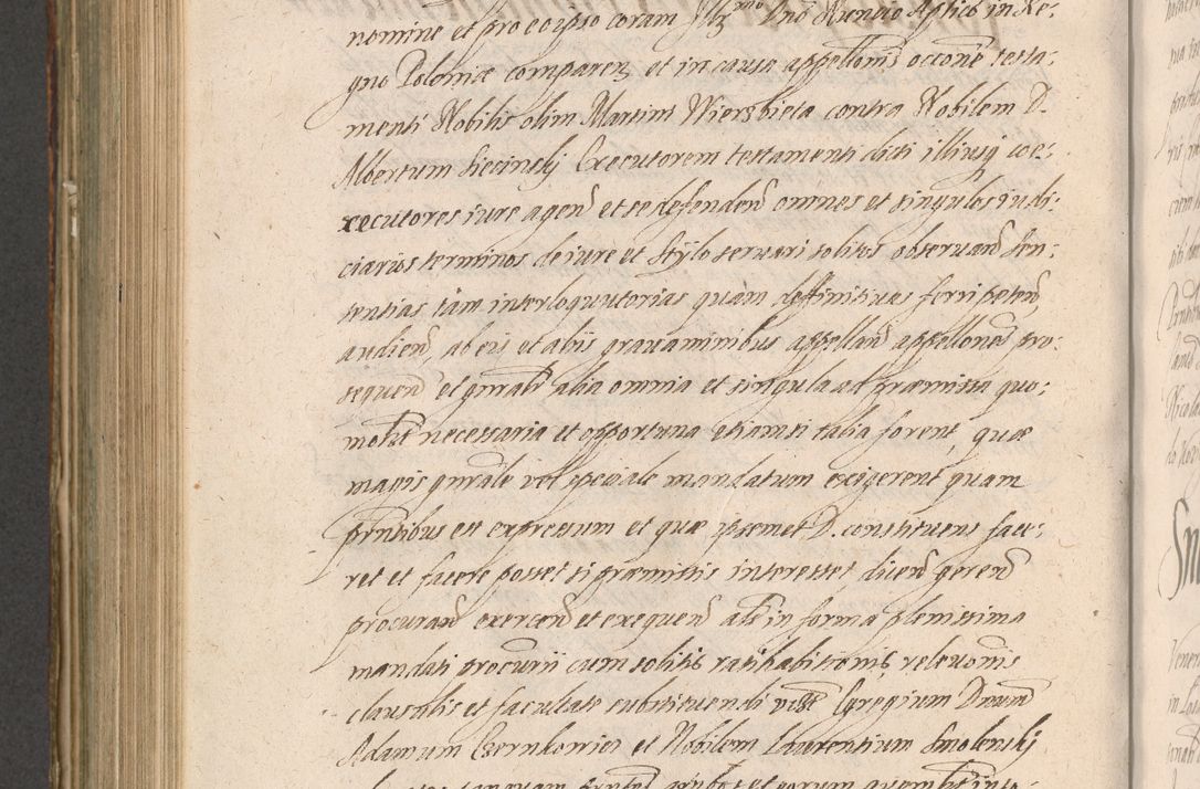 Zdjęcie nr 796 dla obiektu archiwalnego: Illustrissimo et Reverendissimo in Christo Patre Domino Domino Petro Tylicki Dei et Apostolice Sedis Gratia Episcopo Cracoviensis Duce Severiensis Acta actorum causarum sententiarum tam interloquutoriarum quam definitivarum decretorum obligationum, quietationum, recognitionum, constitutionum procuratorum etc. etc. coram Admodum Reverendo Domino Thoma Oborski I. V. Doctore Canonico Vicario in Spiritualibus et Officiali generali Cracoviensis in anno Domini Millesimo Sexcentessimo Decimoquarto Cuius Indictio duodecima Pontificus SS. D. N. D. Pauli Divina providentia Papae quinti Anno decimo foeliciter incipiunt
