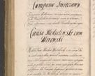 Zdjęcie nr 792 dla obiektu archiwalnego: Illustrissimo et Reverendissimo in Christo Patre Domino Domino Petro Tylicki Dei et Apostolice Sedis Gratia Episcopo Cracoviensis Duce Severiensis Acta actorum causarum sententiarum tam interloquutoriarum quam definitivarum decretorum obligationum, quietationum, recognitionum, constitutionum procuratorum etc. etc. coram Admodum Reverendo Domino Thoma Oborski I. V. Doctore Canonico Vicario in Spiritualibus et Officiali generali Cracoviensis in anno Domini Millesimo Sexcentessimo Decimoquarto Cuius Indictio duodecima Pontificus SS. D. N. D. Pauli Divina providentia Papae quinti Anno decimo foeliciter incipiunt