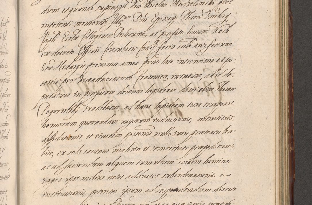 Zdjęcie nr 791 dla obiektu archiwalnego: Illustrissimo et Reverendissimo in Christo Patre Domino Domino Petro Tylicki Dei et Apostolice Sedis Gratia Episcopo Cracoviensis Duce Severiensis Acta actorum causarum sententiarum tam interloquutoriarum quam definitivarum decretorum obligationum, quietationum, recognitionum, constitutionum procuratorum etc. etc. coram Admodum Reverendo Domino Thoma Oborski I. V. Doctore Canonico Vicario in Spiritualibus et Officiali generali Cracoviensis in anno Domini Millesimo Sexcentessimo Decimoquarto Cuius Indictio duodecima Pontificus SS. D. N. D. Pauli Divina providentia Papae quinti Anno decimo foeliciter incipiunt