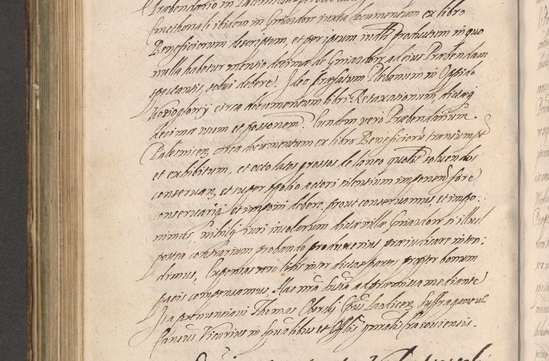 Zdjęcie nr 768 dla obiektu archiwalnego: Illustrissimo et Reverendissimo in Christo Patre Domino Domino Petro Tylicki Dei et Apostolice Sedis Gratia Episcopo Cracoviensis Duce Severiensis Acta actorum causarum sententiarum tam interloquutoriarum quam definitivarum decretorum obligationum, quietationum, recognitionum, constitutionum procuratorum etc. etc. coram Admodum Reverendo Domino Thoma Oborski I. V. Doctore Canonico Vicario in Spiritualibus et Officiali generali Cracoviensis in anno Domini Millesimo Sexcentessimo Decimoquarto Cuius Indictio duodecima Pontificus SS. D. N. D. Pauli Divina providentia Papae quinti Anno decimo foeliciter incipiunt