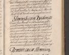 Zdjęcie nr 745 dla obiektu archiwalnego: Illustrissimo et Reverendissimo in Christo Patre Domino Domino Petro Tylicki Dei et Apostolice Sedis Gratia Episcopo Cracoviensis Duce Severiensis Acta actorum causarum sententiarum tam interloquutoriarum quam definitivarum decretorum obligationum, quietationum, recognitionum, constitutionum procuratorum etc. etc. coram Admodum Reverendo Domino Thoma Oborski I. V. Doctore Canonico Vicario in Spiritualibus et Officiali generali Cracoviensis in anno Domini Millesimo Sexcentessimo Decimoquarto Cuius Indictio duodecima Pontificus SS. D. N. D. Pauli Divina providentia Papae quinti Anno decimo foeliciter incipiunt