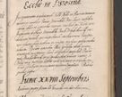 Zdjęcie nr 739 dla obiektu archiwalnego: Illustrissimo et Reverendissimo in Christo Patre Domino Domino Petro Tylicki Dei et Apostolice Sedis Gratia Episcopo Cracoviensis Duce Severiensis Acta actorum causarum sententiarum tam interloquutoriarum quam definitivarum decretorum obligationum, quietationum, recognitionum, constitutionum procuratorum etc. etc. coram Admodum Reverendo Domino Thoma Oborski I. V. Doctore Canonico Vicario in Spiritualibus et Officiali generali Cracoviensis in anno Domini Millesimo Sexcentessimo Decimoquarto Cuius Indictio duodecima Pontificus SS. D. N. D. Pauli Divina providentia Papae quinti Anno decimo foeliciter incipiunt