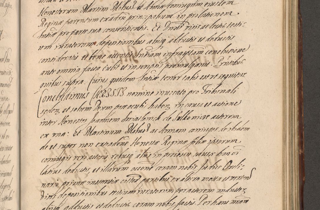 Zdjęcie nr 695 dla obiektu archiwalnego: Illustrissimo et Reverendissimo in Christo Patre Domino Domino Petro Tylicki Dei et Apostolice Sedis Gratia Episcopo Cracoviensis Duce Severiensis Acta actorum causarum sententiarum tam interloquutoriarum quam definitivarum decretorum obligationum, quietationum, recognitionum, constitutionum procuratorum etc. etc. coram Admodum Reverendo Domino Thoma Oborski I. V. Doctore Canonico Vicario in Spiritualibus et Officiali generali Cracoviensis in anno Domini Millesimo Sexcentessimo Decimoquarto Cuius Indictio duodecima Pontificus SS. D. N. D. Pauli Divina providentia Papae quinti Anno decimo foeliciter incipiunt