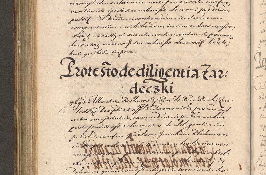 Zdjęcie nr 680 dla obiektu archiwalnego: Illustrissimo et Reverendissimo in Christo Patre Domino Domino Petro Tylicki Dei et Apostolice Sedis Gratia Episcopo Cracoviensis Duce Severiensis Acta actorum causarum sententiarum tam interloquutoriarum quam definitivarum decretorum obligationum, quietationum, recognitionum, constitutionum procuratorum etc. etc. coram Admodum Reverendo Domino Thoma Oborski I. V. Doctore Canonico Vicario in Spiritualibus et Officiali generali Cracoviensis in anno Domini Millesimo Sexcentessimo Decimoquarto Cuius Indictio duodecima Pontificus SS. D. N. D. Pauli Divina providentia Papae quinti Anno decimo foeliciter incipiunt