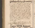 Zdjęcie nr 664 dla obiektu archiwalnego: Illustrissimo et Reverendissimo in Christo Patre Domino Domino Petro Tylicki Dei et Apostolice Sedis Gratia Episcopo Cracoviensis Duce Severiensis Acta actorum causarum sententiarum tam interloquutoriarum quam definitivarum decretorum obligationum, quietationum, recognitionum, constitutionum procuratorum etc. etc. coram Admodum Reverendo Domino Thoma Oborski I. V. Doctore Canonico Vicario in Spiritualibus et Officiali generali Cracoviensis in anno Domini Millesimo Sexcentessimo Decimoquarto Cuius Indictio duodecima Pontificus SS. D. N. D. Pauli Divina providentia Papae quinti Anno decimo foeliciter incipiunt
