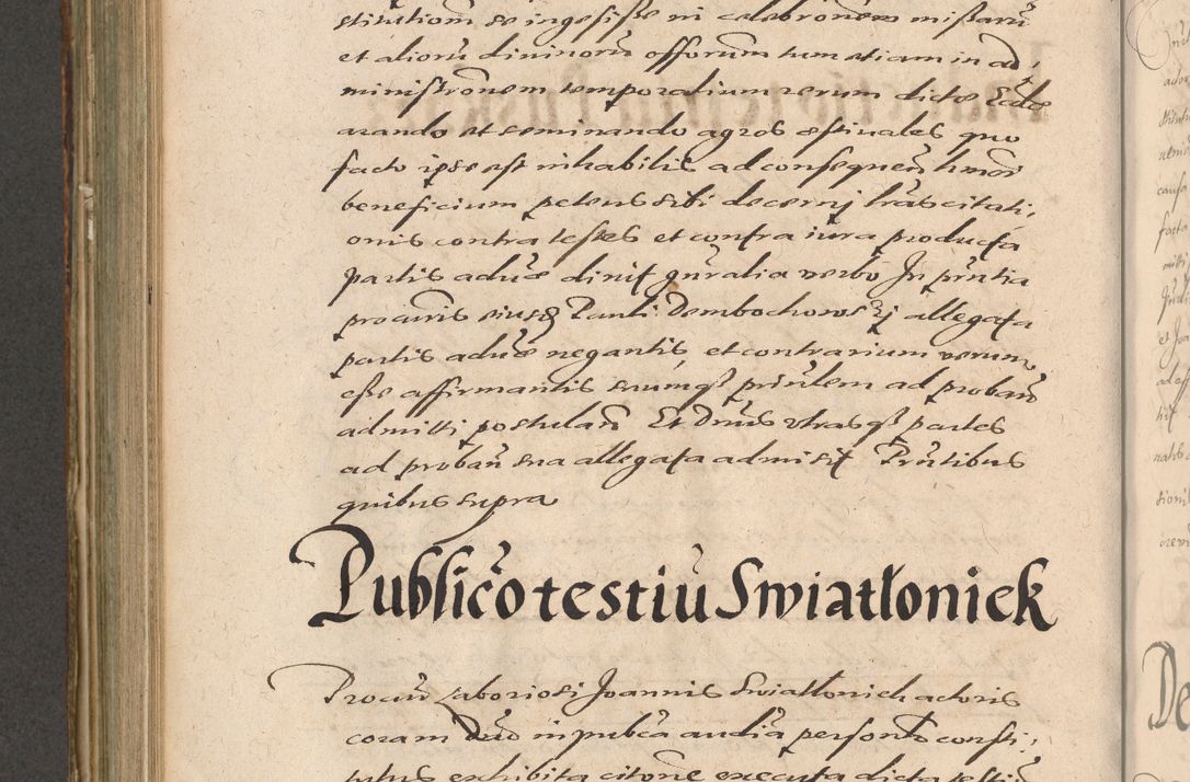 Zdjęcie nr 662 dla obiektu archiwalnego: Illustrissimo et Reverendissimo in Christo Patre Domino Domino Petro Tylicki Dei et Apostolice Sedis Gratia Episcopo Cracoviensis Duce Severiensis Acta actorum causarum sententiarum tam interloquutoriarum quam definitivarum decretorum obligationum, quietationum, recognitionum, constitutionum procuratorum etc. etc. coram Admodum Reverendo Domino Thoma Oborski I. V. Doctore Canonico Vicario in Spiritualibus et Officiali generali Cracoviensis in anno Domini Millesimo Sexcentessimo Decimoquarto Cuius Indictio duodecima Pontificus SS. D. N. D. Pauli Divina providentia Papae quinti Anno decimo foeliciter incipiunt