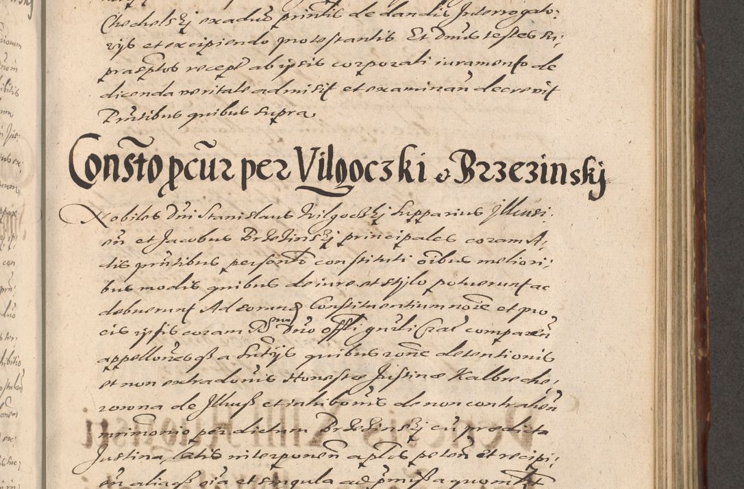 Zdjęcie nr 657 dla obiektu archiwalnego: Illustrissimo et Reverendissimo in Christo Patre Domino Domino Petro Tylicki Dei et Apostolice Sedis Gratia Episcopo Cracoviensis Duce Severiensis Acta actorum causarum sententiarum tam interloquutoriarum quam definitivarum decretorum obligationum, quietationum, recognitionum, constitutionum procuratorum etc. etc. coram Admodum Reverendo Domino Thoma Oborski I. V. Doctore Canonico Vicario in Spiritualibus et Officiali generali Cracoviensis in anno Domini Millesimo Sexcentessimo Decimoquarto Cuius Indictio duodecima Pontificus SS. D. N. D. Pauli Divina providentia Papae quinti Anno decimo foeliciter incipiunt
