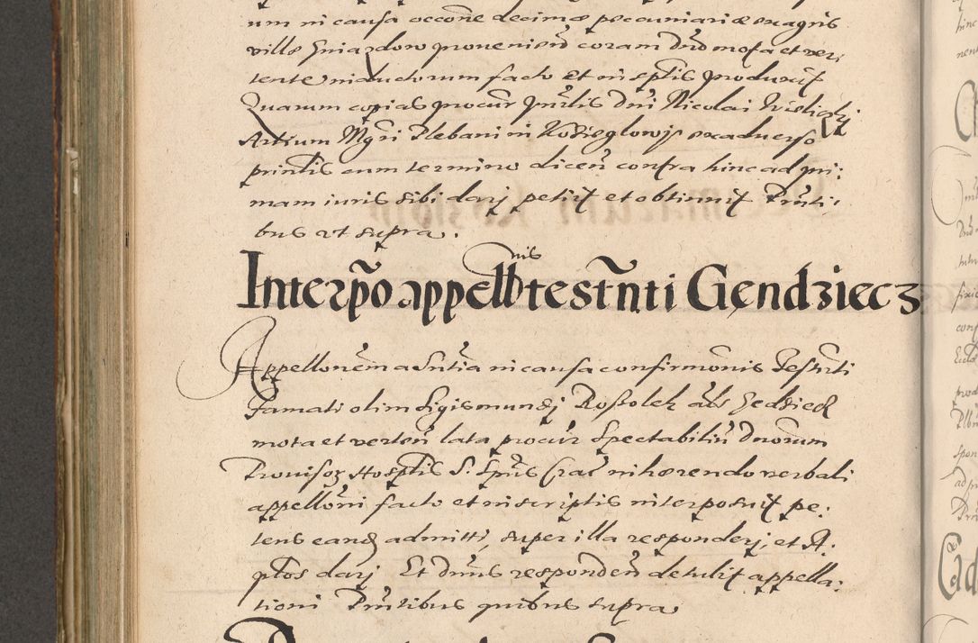 Zdjęcie nr 650 dla obiektu archiwalnego: Illustrissimo et Reverendissimo in Christo Patre Domino Domino Petro Tylicki Dei et Apostolice Sedis Gratia Episcopo Cracoviensis Duce Severiensis Acta actorum causarum sententiarum tam interloquutoriarum quam definitivarum decretorum obligationum, quietationum, recognitionum, constitutionum procuratorum etc. etc. coram Admodum Reverendo Domino Thoma Oborski I. V. Doctore Canonico Vicario in Spiritualibus et Officiali generali Cracoviensis in anno Domini Millesimo Sexcentessimo Decimoquarto Cuius Indictio duodecima Pontificus SS. D. N. D. Pauli Divina providentia Papae quinti Anno decimo foeliciter incipiunt