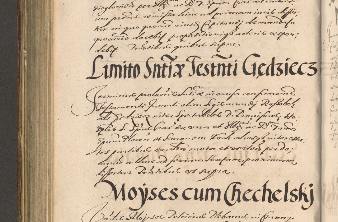 Zdjęcie nr 630 dla obiektu archiwalnego: Illustrissimo et Reverendissimo in Christo Patre Domino Domino Petro Tylicki Dei et Apostolice Sedis Gratia Episcopo Cracoviensis Duce Severiensis Acta actorum causarum sententiarum tam interloquutoriarum quam definitivarum decretorum obligationum, quietationum, recognitionum, constitutionum procuratorum etc. etc. coram Admodum Reverendo Domino Thoma Oborski I. V. Doctore Canonico Vicario in Spiritualibus et Officiali generali Cracoviensis in anno Domini Millesimo Sexcentessimo Decimoquarto Cuius Indictio duodecima Pontificus SS. D. N. D. Pauli Divina providentia Papae quinti Anno decimo foeliciter incipiunt