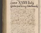 Zdjęcie nr 626 dla obiektu archiwalnego: Illustrissimo et Reverendissimo in Christo Patre Domino Domino Petro Tylicki Dei et Apostolice Sedis Gratia Episcopo Cracoviensis Duce Severiensis Acta actorum causarum sententiarum tam interloquutoriarum quam definitivarum decretorum obligationum, quietationum, recognitionum, constitutionum procuratorum etc. etc. coram Admodum Reverendo Domino Thoma Oborski I. V. Doctore Canonico Vicario in Spiritualibus et Officiali generali Cracoviensis in anno Domini Millesimo Sexcentessimo Decimoquarto Cuius Indictio duodecima Pontificus SS. D. N. D. Pauli Divina providentia Papae quinti Anno decimo foeliciter incipiunt