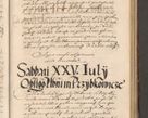 Zdjęcie nr 625 dla obiektu archiwalnego: Illustrissimo et Reverendissimo in Christo Patre Domino Domino Petro Tylicki Dei et Apostolice Sedis Gratia Episcopo Cracoviensis Duce Severiensis Acta actorum causarum sententiarum tam interloquutoriarum quam definitivarum decretorum obligationum, quietationum, recognitionum, constitutionum procuratorum etc. etc. coram Admodum Reverendo Domino Thoma Oborski I. V. Doctore Canonico Vicario in Spiritualibus et Officiali generali Cracoviensis in anno Domini Millesimo Sexcentessimo Decimoquarto Cuius Indictio duodecima Pontificus SS. D. N. D. Pauli Divina providentia Papae quinti Anno decimo foeliciter incipiunt