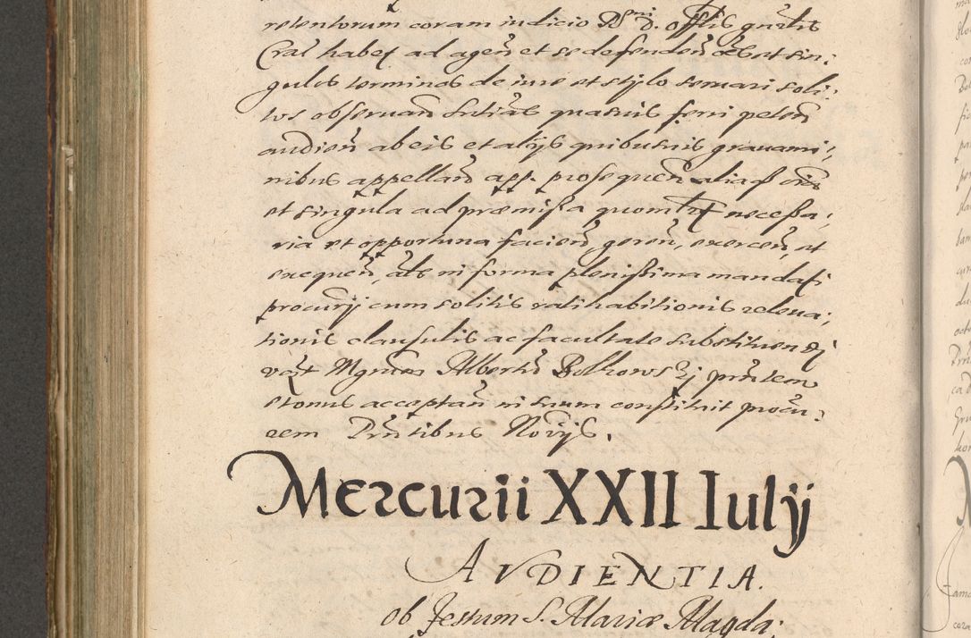 Zdjęcie nr 616 dla obiektu archiwalnego: Illustrissimo et Reverendissimo in Christo Patre Domino Domino Petro Tylicki Dei et Apostolice Sedis Gratia Episcopo Cracoviensis Duce Severiensis Acta actorum causarum sententiarum tam interloquutoriarum quam definitivarum decretorum obligationum, quietationum, recognitionum, constitutionum procuratorum etc. etc. coram Admodum Reverendo Domino Thoma Oborski I. V. Doctore Canonico Vicario in Spiritualibus et Officiali generali Cracoviensis in anno Domini Millesimo Sexcentessimo Decimoquarto Cuius Indictio duodecima Pontificus SS. D. N. D. Pauli Divina providentia Papae quinti Anno decimo foeliciter incipiunt