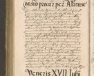 Zdjęcie nr 608 dla obiektu archiwalnego: Illustrissimo et Reverendissimo in Christo Patre Domino Domino Petro Tylicki Dei et Apostolice Sedis Gratia Episcopo Cracoviensis Duce Severiensis Acta actorum causarum sententiarum tam interloquutoriarum quam definitivarum decretorum obligationum, quietationum, recognitionum, constitutionum procuratorum etc. etc. coram Admodum Reverendo Domino Thoma Oborski I. V. Doctore Canonico Vicario in Spiritualibus et Officiali generali Cracoviensis in anno Domini Millesimo Sexcentessimo Decimoquarto Cuius Indictio duodecima Pontificus SS. D. N. D. Pauli Divina providentia Papae quinti Anno decimo foeliciter incipiunt