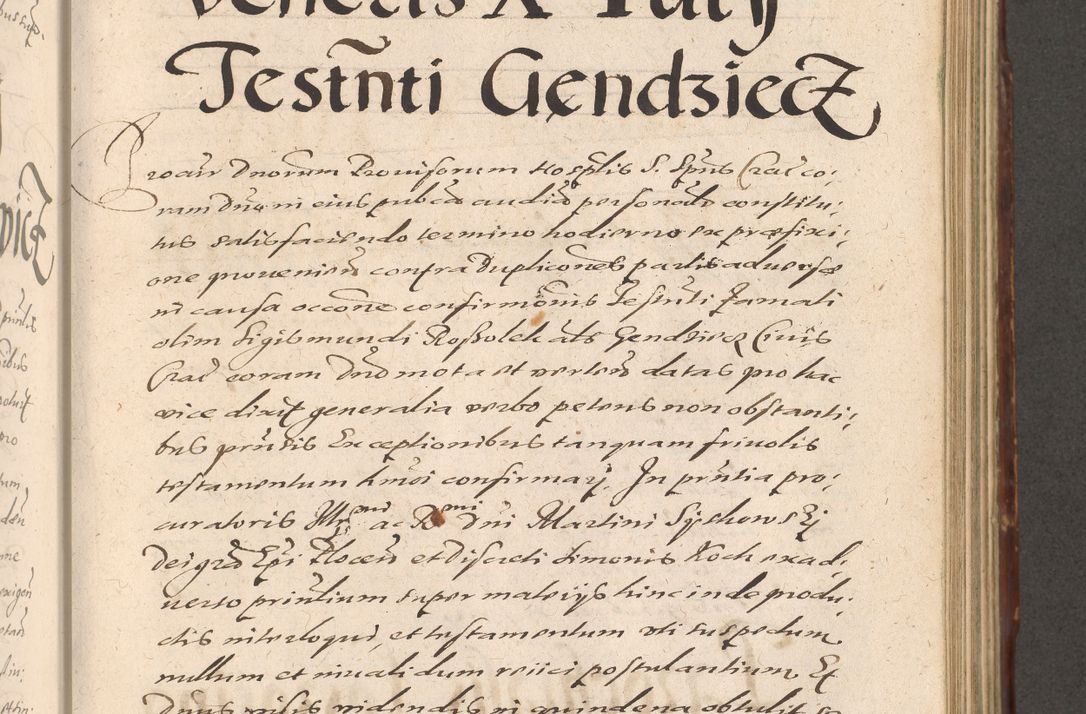Zdjęcie nr 601 dla obiektu archiwalnego: Illustrissimo et Reverendissimo in Christo Patre Domino Domino Petro Tylicki Dei et Apostolice Sedis Gratia Episcopo Cracoviensis Duce Severiensis Acta actorum causarum sententiarum tam interloquutoriarum quam definitivarum decretorum obligationum, quietationum, recognitionum, constitutionum procuratorum etc. etc. coram Admodum Reverendo Domino Thoma Oborski I. V. Doctore Canonico Vicario in Spiritualibus et Officiali generali Cracoviensis in anno Domini Millesimo Sexcentessimo Decimoquarto Cuius Indictio duodecima Pontificus SS. D. N. D. Pauli Divina providentia Papae quinti Anno decimo foeliciter incipiunt