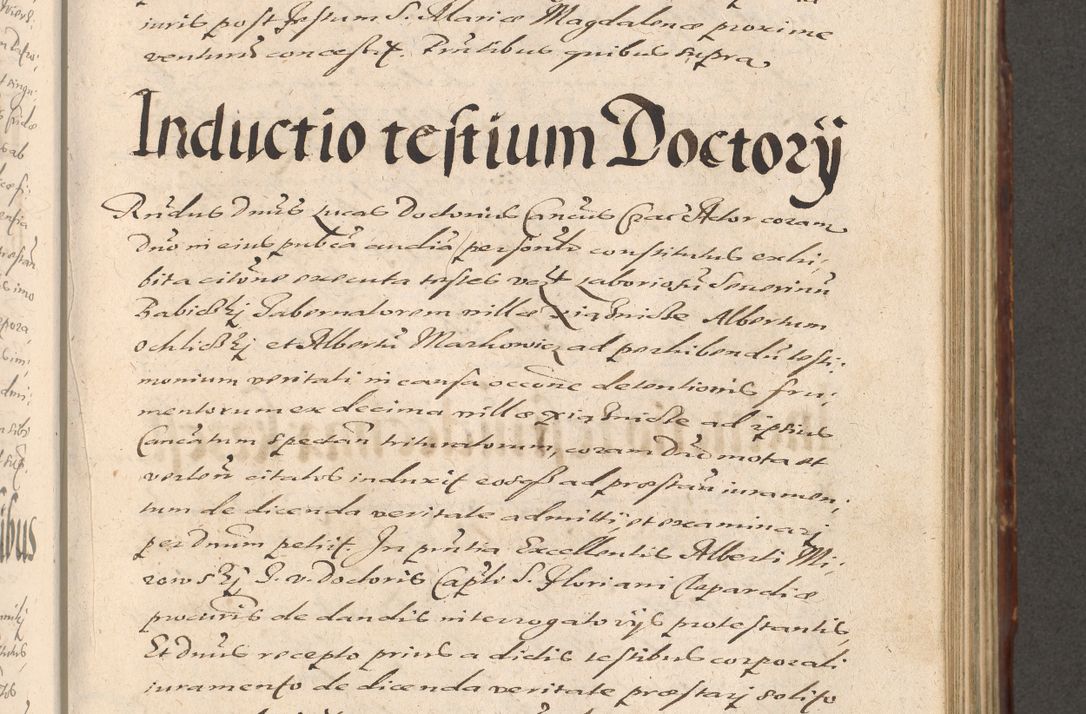 Zdjęcie nr 589 dla obiektu archiwalnego: Illustrissimo et Reverendissimo in Christo Patre Domino Domino Petro Tylicki Dei et Apostolice Sedis Gratia Episcopo Cracoviensis Duce Severiensis Acta actorum causarum sententiarum tam interloquutoriarum quam definitivarum decretorum obligationum, quietationum, recognitionum, constitutionum procuratorum etc. etc. coram Admodum Reverendo Domino Thoma Oborski I. V. Doctore Canonico Vicario in Spiritualibus et Officiali generali Cracoviensis in anno Domini Millesimo Sexcentessimo Decimoquarto Cuius Indictio duodecima Pontificus SS. D. N. D. Pauli Divina providentia Papae quinti Anno decimo foeliciter incipiunt