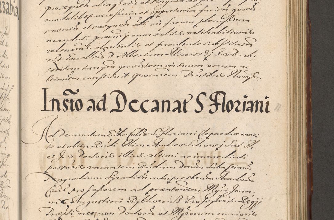 Zdjęcie nr 579 dla obiektu archiwalnego: Illustrissimo et Reverendissimo in Christo Patre Domino Domino Petro Tylicki Dei et Apostolice Sedis Gratia Episcopo Cracoviensis Duce Severiensis Acta actorum causarum sententiarum tam interloquutoriarum quam definitivarum decretorum obligationum, quietationum, recognitionum, constitutionum procuratorum etc. etc. coram Admodum Reverendo Domino Thoma Oborski I. V. Doctore Canonico Vicario in Spiritualibus et Officiali generali Cracoviensis in anno Domini Millesimo Sexcentessimo Decimoquarto Cuius Indictio duodecima Pontificus SS. D. N. D. Pauli Divina providentia Papae quinti Anno decimo foeliciter incipiunt