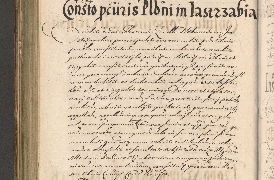 Zdjęcie nr 578 dla obiektu archiwalnego: Illustrissimo et Reverendissimo in Christo Patre Domino Domino Petro Tylicki Dei et Apostolice Sedis Gratia Episcopo Cracoviensis Duce Severiensis Acta actorum causarum sententiarum tam interloquutoriarum quam definitivarum decretorum obligationum, quietationum, recognitionum, constitutionum procuratorum etc. etc. coram Admodum Reverendo Domino Thoma Oborski I. V. Doctore Canonico Vicario in Spiritualibus et Officiali generali Cracoviensis in anno Domini Millesimo Sexcentessimo Decimoquarto Cuius Indictio duodecima Pontificus SS. D. N. D. Pauli Divina providentia Papae quinti Anno decimo foeliciter incipiunt