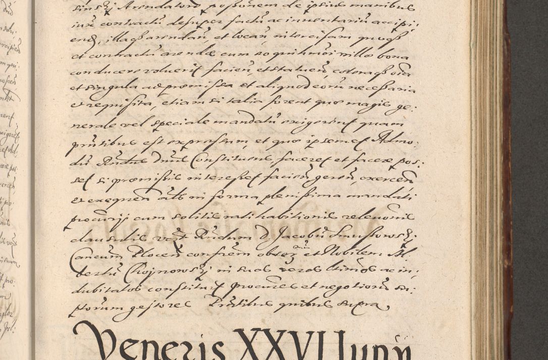 Zdjęcie nr 573 dla obiektu archiwalnego: Illustrissimo et Reverendissimo in Christo Patre Domino Domino Petro Tylicki Dei et Apostolice Sedis Gratia Episcopo Cracoviensis Duce Severiensis Acta actorum causarum sententiarum tam interloquutoriarum quam definitivarum decretorum obligationum, quietationum, recognitionum, constitutionum procuratorum etc. etc. coram Admodum Reverendo Domino Thoma Oborski I. V. Doctore Canonico Vicario in Spiritualibus et Officiali generali Cracoviensis in anno Domini Millesimo Sexcentessimo Decimoquarto Cuius Indictio duodecima Pontificus SS. D. N. D. Pauli Divina providentia Papae quinti Anno decimo foeliciter incipiunt