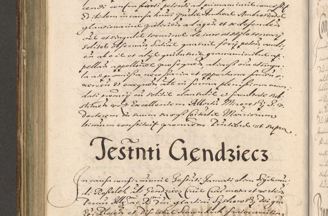 Zdjęcie nr 576 dla obiektu archiwalnego: Illustrissimo et Reverendissimo in Christo Patre Domino Domino Petro Tylicki Dei et Apostolice Sedis Gratia Episcopo Cracoviensis Duce Severiensis Acta actorum causarum sententiarum tam interloquutoriarum quam definitivarum decretorum obligationum, quietationum, recognitionum, constitutionum procuratorum etc. etc. coram Admodum Reverendo Domino Thoma Oborski I. V. Doctore Canonico Vicario in Spiritualibus et Officiali generali Cracoviensis in anno Domini Millesimo Sexcentessimo Decimoquarto Cuius Indictio duodecima Pontificus SS. D. N. D. Pauli Divina providentia Papae quinti Anno decimo foeliciter incipiunt
