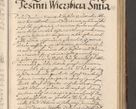 Zdjęcie nr 565 dla obiektu archiwalnego: Illustrissimo et Reverendissimo in Christo Patre Domino Domino Petro Tylicki Dei et Apostolice Sedis Gratia Episcopo Cracoviensis Duce Severiensis Acta actorum causarum sententiarum tam interloquutoriarum quam definitivarum decretorum obligationum, quietationum, recognitionum, constitutionum procuratorum etc. etc. coram Admodum Reverendo Domino Thoma Oborski I. V. Doctore Canonico Vicario in Spiritualibus et Officiali generali Cracoviensis in anno Domini Millesimo Sexcentessimo Decimoquarto Cuius Indictio duodecima Pontificus SS. D. N. D. Pauli Divina providentia Papae quinti Anno decimo foeliciter incipiunt