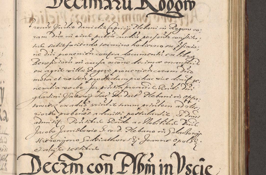 Zdjęcie nr 559 dla obiektu archiwalnego: Illustrissimo et Reverendissimo in Christo Patre Domino Domino Petro Tylicki Dei et Apostolice Sedis Gratia Episcopo Cracoviensis Duce Severiensis Acta actorum causarum sententiarum tam interloquutoriarum quam definitivarum decretorum obligationum, quietationum, recognitionum, constitutionum procuratorum etc. etc. coram Admodum Reverendo Domino Thoma Oborski I. V. Doctore Canonico Vicario in Spiritualibus et Officiali generali Cracoviensis in anno Domini Millesimo Sexcentessimo Decimoquarto Cuius Indictio duodecima Pontificus SS. D. N. D. Pauli Divina providentia Papae quinti Anno decimo foeliciter incipiunt
