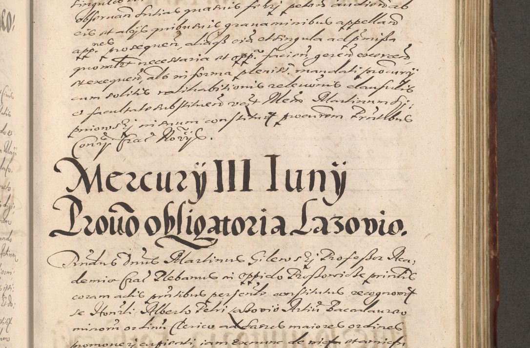 Zdjęcie nr 551 dla obiektu archiwalnego: Illustrissimo et Reverendissimo in Christo Patre Domino Domino Petro Tylicki Dei et Apostolice Sedis Gratia Episcopo Cracoviensis Duce Severiensis Acta actorum causarum sententiarum tam interloquutoriarum quam definitivarum decretorum obligationum, quietationum, recognitionum, constitutionum procuratorum etc. etc. coram Admodum Reverendo Domino Thoma Oborski I. V. Doctore Canonico Vicario in Spiritualibus et Officiali generali Cracoviensis in anno Domini Millesimo Sexcentessimo Decimoquarto Cuius Indictio duodecima Pontificus SS. D. N. D. Pauli Divina providentia Papae quinti Anno decimo foeliciter incipiunt