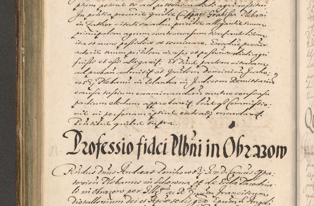 Zdjęcie nr 548 dla obiektu archiwalnego: Illustrissimo et Reverendissimo in Christo Patre Domino Domino Petro Tylicki Dei et Apostolice Sedis Gratia Episcopo Cracoviensis Duce Severiensis Acta actorum causarum sententiarum tam interloquutoriarum quam definitivarum decretorum obligationum, quietationum, recognitionum, constitutionum procuratorum etc. etc. coram Admodum Reverendo Domino Thoma Oborski I. V. Doctore Canonico Vicario in Spiritualibus et Officiali generali Cracoviensis in anno Domini Millesimo Sexcentessimo Decimoquarto Cuius Indictio duodecima Pontificus SS. D. N. D. Pauli Divina providentia Papae quinti Anno decimo foeliciter incipiunt
