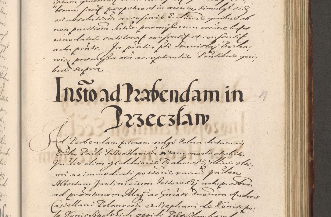 Zdjęcie nr 531 dla obiektu archiwalnego: Illustrissimo et Reverendissimo in Christo Patre Domino Domino Petro Tylicki Dei et Apostolice Sedis Gratia Episcopo Cracoviensis Duce Severiensis Acta actorum causarum sententiarum tam interloquutoriarum quam definitivarum decretorum obligationum, quietationum, recognitionum, constitutionum procuratorum etc. etc. coram Admodum Reverendo Domino Thoma Oborski I. V. Doctore Canonico Vicario in Spiritualibus et Officiali generali Cracoviensis in anno Domini Millesimo Sexcentessimo Decimoquarto Cuius Indictio duodecima Pontificus SS. D. N. D. Pauli Divina providentia Papae quinti Anno decimo foeliciter incipiunt