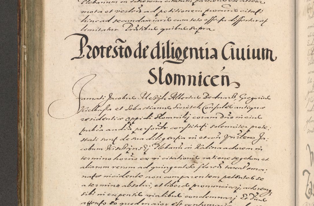 Zdjęcie nr 522 dla obiektu archiwalnego: Illustrissimo et Reverendissimo in Christo Patre Domino Domino Petro Tylicki Dei et Apostolice Sedis Gratia Episcopo Cracoviensis Duce Severiensis Acta actorum causarum sententiarum tam interloquutoriarum quam definitivarum decretorum obligationum, quietationum, recognitionum, constitutionum procuratorum etc. etc. coram Admodum Reverendo Domino Thoma Oborski I. V. Doctore Canonico Vicario in Spiritualibus et Officiali generali Cracoviensis in anno Domini Millesimo Sexcentessimo Decimoquarto Cuius Indictio duodecima Pontificus SS. D. N. D. Pauli Divina providentia Papae quinti Anno decimo foeliciter incipiunt