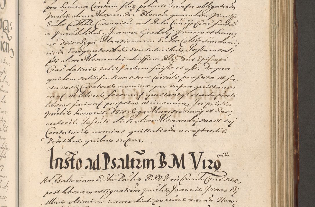 Zdjęcie nr 515 dla obiektu archiwalnego: Illustrissimo et Reverendissimo in Christo Patre Domino Domino Petro Tylicki Dei et Apostolice Sedis Gratia Episcopo Cracoviensis Duce Severiensis Acta actorum causarum sententiarum tam interloquutoriarum quam definitivarum decretorum obligationum, quietationum, recognitionum, constitutionum procuratorum etc. etc. coram Admodum Reverendo Domino Thoma Oborski I. V. Doctore Canonico Vicario in Spiritualibus et Officiali generali Cracoviensis in anno Domini Millesimo Sexcentessimo Decimoquarto Cuius Indictio duodecima Pontificus SS. D. N. D. Pauli Divina providentia Papae quinti Anno decimo foeliciter incipiunt