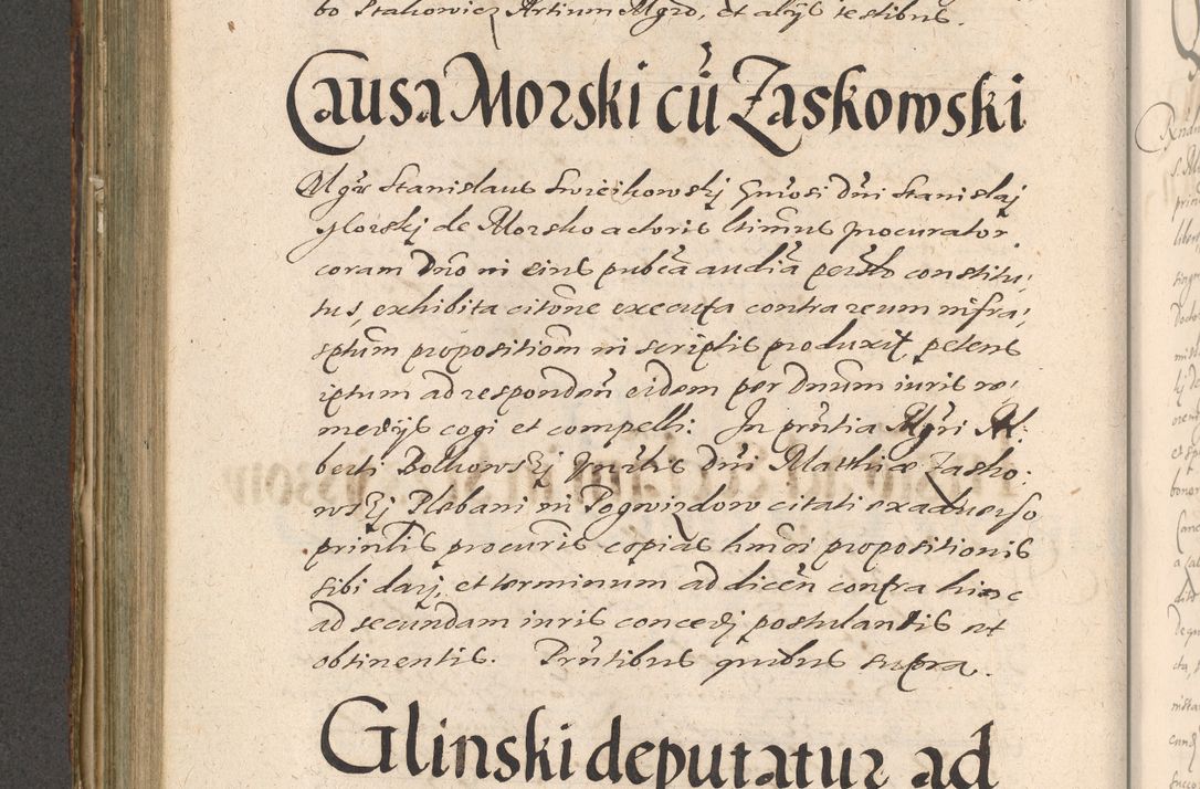 Zdjęcie nr 512 dla obiektu archiwalnego: Illustrissimo et Reverendissimo in Christo Patre Domino Domino Petro Tylicki Dei et Apostolice Sedis Gratia Episcopo Cracoviensis Duce Severiensis Acta actorum causarum sententiarum tam interloquutoriarum quam definitivarum decretorum obligationum, quietationum, recognitionum, constitutionum procuratorum etc. etc. coram Admodum Reverendo Domino Thoma Oborski I. V. Doctore Canonico Vicario in Spiritualibus et Officiali generali Cracoviensis in anno Domini Millesimo Sexcentessimo Decimoquarto Cuius Indictio duodecima Pontificus SS. D. N. D. Pauli Divina providentia Papae quinti Anno decimo foeliciter incipiunt
