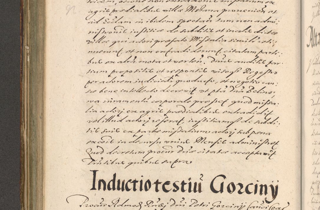 Zdjęcie nr 500 dla obiektu archiwalnego: Illustrissimo et Reverendissimo in Christo Patre Domino Domino Petro Tylicki Dei et Apostolice Sedis Gratia Episcopo Cracoviensis Duce Severiensis Acta actorum causarum sententiarum tam interloquutoriarum quam definitivarum decretorum obligationum, quietationum, recognitionum, constitutionum procuratorum etc. etc. coram Admodum Reverendo Domino Thoma Oborski I. V. Doctore Canonico Vicario in Spiritualibus et Officiali generali Cracoviensis in anno Domini Millesimo Sexcentessimo Decimoquarto Cuius Indictio duodecima Pontificus SS. D. N. D. Pauli Divina providentia Papae quinti Anno decimo foeliciter incipiunt