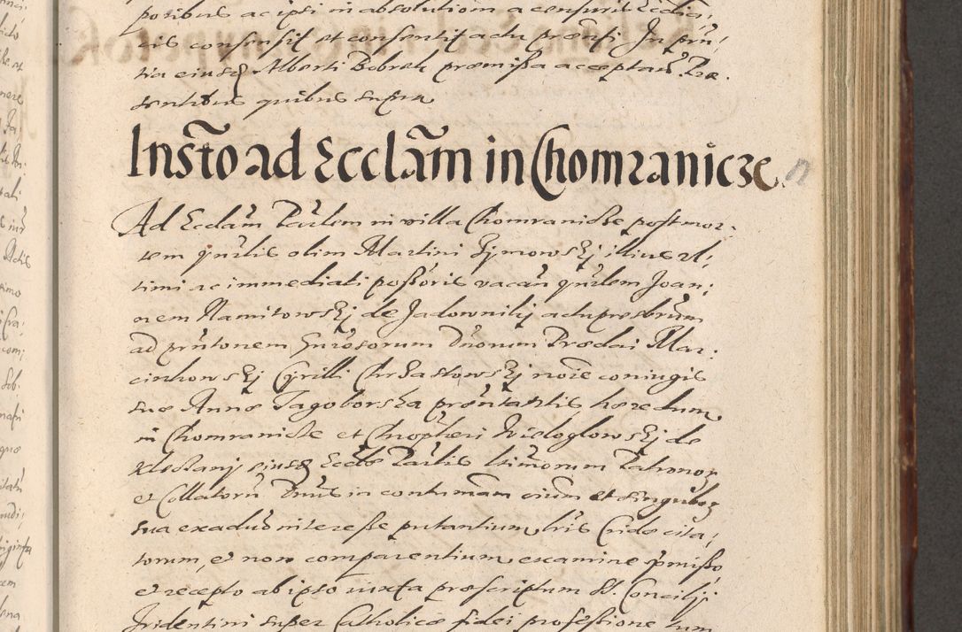 Zdjęcie nr 503 dla obiektu archiwalnego: Illustrissimo et Reverendissimo in Christo Patre Domino Domino Petro Tylicki Dei et Apostolice Sedis Gratia Episcopo Cracoviensis Duce Severiensis Acta actorum causarum sententiarum tam interloquutoriarum quam definitivarum decretorum obligationum, quietationum, recognitionum, constitutionum procuratorum etc. etc. coram Admodum Reverendo Domino Thoma Oborski I. V. Doctore Canonico Vicario in Spiritualibus et Officiali generali Cracoviensis in anno Domini Millesimo Sexcentessimo Decimoquarto Cuius Indictio duodecima Pontificus SS. D. N. D. Pauli Divina providentia Papae quinti Anno decimo foeliciter incipiunt