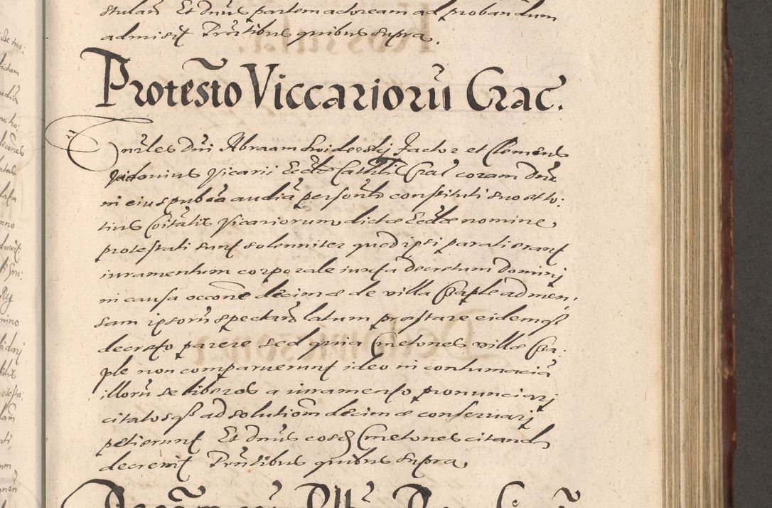 Zdjęcie nr 493 dla obiektu archiwalnego: Illustrissimo et Reverendissimo in Christo Patre Domino Domino Petro Tylicki Dei et Apostolice Sedis Gratia Episcopo Cracoviensis Duce Severiensis Acta actorum causarum sententiarum tam interloquutoriarum quam definitivarum decretorum obligationum, quietationum, recognitionum, constitutionum procuratorum etc. etc. coram Admodum Reverendo Domino Thoma Oborski I. V. Doctore Canonico Vicario in Spiritualibus et Officiali generali Cracoviensis in anno Domini Millesimo Sexcentessimo Decimoquarto Cuius Indictio duodecima Pontificus SS. D. N. D. Pauli Divina providentia Papae quinti Anno decimo foeliciter incipiunt