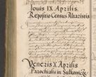 Zdjęcie nr 472 dla obiektu archiwalnego: Illustrissimo et Reverendissimo in Christo Patre Domino Domino Petro Tylicki Dei et Apostolice Sedis Gratia Episcopo Cracoviensis Duce Severiensis Acta actorum causarum sententiarum tam interloquutoriarum quam definitivarum decretorum obligationum, quietationum, recognitionum, constitutionum procuratorum etc. etc. coram Admodum Reverendo Domino Thoma Oborski I. V. Doctore Canonico Vicario in Spiritualibus et Officiali generali Cracoviensis in anno Domini Millesimo Sexcentessimo Decimoquarto Cuius Indictio duodecima Pontificus SS. D. N. D. Pauli Divina providentia Papae quinti Anno decimo foeliciter incipiunt