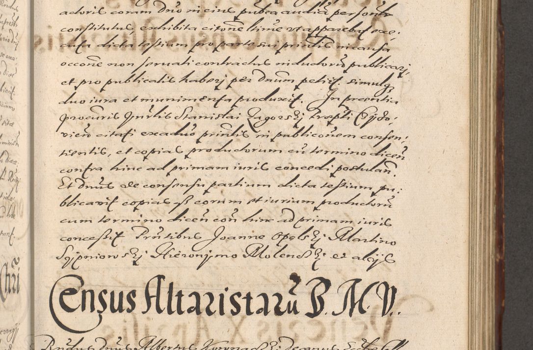 Zdjęcie nr 471 dla obiektu archiwalnego: Illustrissimo et Reverendissimo in Christo Patre Domino Domino Petro Tylicki Dei et Apostolice Sedis Gratia Episcopo Cracoviensis Duce Severiensis Acta actorum causarum sententiarum tam interloquutoriarum quam definitivarum decretorum obligationum, quietationum, recognitionum, constitutionum procuratorum etc. etc. coram Admodum Reverendo Domino Thoma Oborski I. V. Doctore Canonico Vicario in Spiritualibus et Officiali generali Cracoviensis in anno Domini Millesimo Sexcentessimo Decimoquarto Cuius Indictio duodecima Pontificus SS. D. N. D. Pauli Divina providentia Papae quinti Anno decimo foeliciter incipiunt