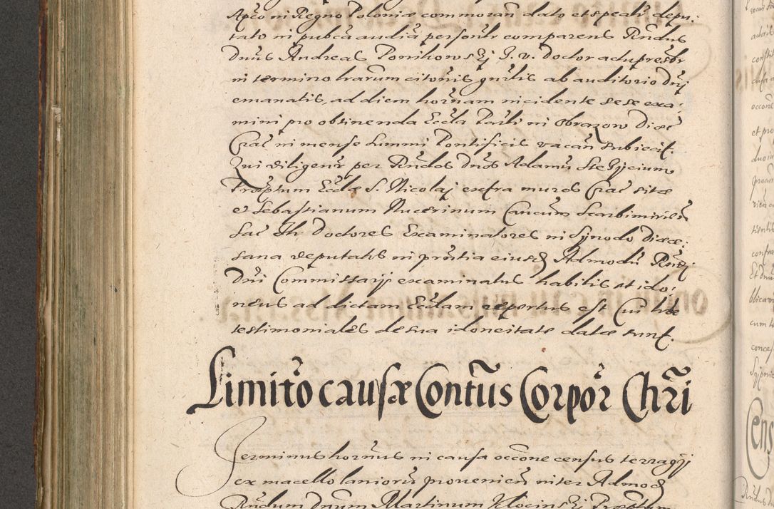 Zdjęcie nr 470 dla obiektu archiwalnego: Illustrissimo et Reverendissimo in Christo Patre Domino Domino Petro Tylicki Dei et Apostolice Sedis Gratia Episcopo Cracoviensis Duce Severiensis Acta actorum causarum sententiarum tam interloquutoriarum quam definitivarum decretorum obligationum, quietationum, recognitionum, constitutionum procuratorum etc. etc. coram Admodum Reverendo Domino Thoma Oborski I. V. Doctore Canonico Vicario in Spiritualibus et Officiali generali Cracoviensis in anno Domini Millesimo Sexcentessimo Decimoquarto Cuius Indictio duodecima Pontificus SS. D. N. D. Pauli Divina providentia Papae quinti Anno decimo foeliciter incipiunt