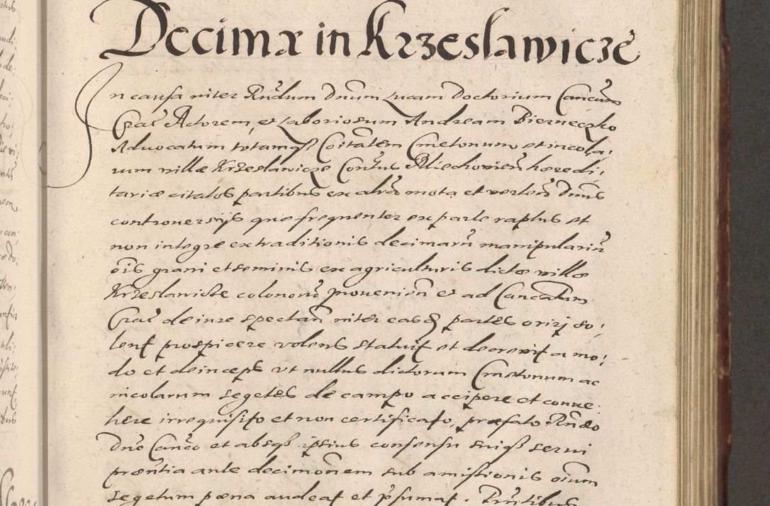 Zdjęcie nr 457 dla obiektu archiwalnego: Illustrissimo et Reverendissimo in Christo Patre Domino Domino Petro Tylicki Dei et Apostolice Sedis Gratia Episcopo Cracoviensis Duce Severiensis Acta actorum causarum sententiarum tam interloquutoriarum quam definitivarum decretorum obligationum, quietationum, recognitionum, constitutionum procuratorum etc. etc. coram Admodum Reverendo Domino Thoma Oborski I. V. Doctore Canonico Vicario in Spiritualibus et Officiali generali Cracoviensis in anno Domini Millesimo Sexcentessimo Decimoquarto Cuius Indictio duodecima Pontificus SS. D. N. D. Pauli Divina providentia Papae quinti Anno decimo foeliciter incipiunt