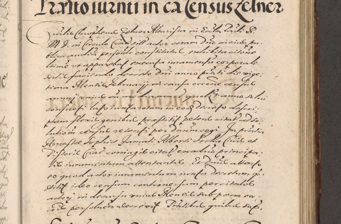 Zdjęcie nr 449 dla obiektu archiwalnego: Illustrissimo et Reverendissimo in Christo Patre Domino Domino Petro Tylicki Dei et Apostolice Sedis Gratia Episcopo Cracoviensis Duce Severiensis Acta actorum causarum sententiarum tam interloquutoriarum quam definitivarum decretorum obligationum, quietationum, recognitionum, constitutionum procuratorum etc. etc. coram Admodum Reverendo Domino Thoma Oborski I. V. Doctore Canonico Vicario in Spiritualibus et Officiali generali Cracoviensis in anno Domini Millesimo Sexcentessimo Decimoquarto Cuius Indictio duodecima Pontificus SS. D. N. D. Pauli Divina providentia Papae quinti Anno decimo foeliciter incipiunt