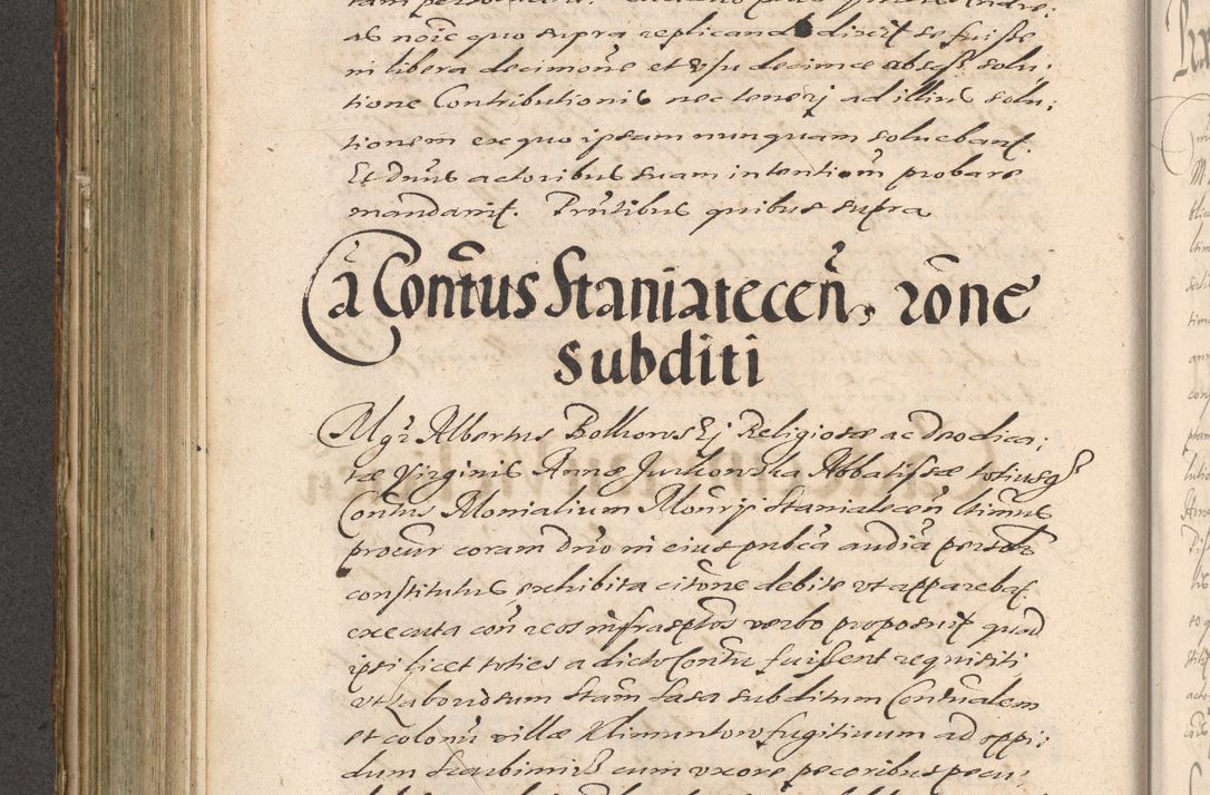 Zdjęcie nr 448 dla obiektu archiwalnego: Illustrissimo et Reverendissimo in Christo Patre Domino Domino Petro Tylicki Dei et Apostolice Sedis Gratia Episcopo Cracoviensis Duce Severiensis Acta actorum causarum sententiarum tam interloquutoriarum quam definitivarum decretorum obligationum, quietationum, recognitionum, constitutionum procuratorum etc. etc. coram Admodum Reverendo Domino Thoma Oborski I. V. Doctore Canonico Vicario in Spiritualibus et Officiali generali Cracoviensis in anno Domini Millesimo Sexcentessimo Decimoquarto Cuius Indictio duodecima Pontificus SS. D. N. D. Pauli Divina providentia Papae quinti Anno decimo foeliciter incipiunt