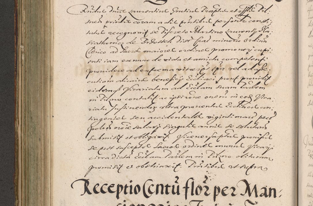 Zdjęcie nr 446 dla obiektu archiwalnego: Illustrissimo et Reverendissimo in Christo Patre Domino Domino Petro Tylicki Dei et Apostolice Sedis Gratia Episcopo Cracoviensis Duce Severiensis Acta actorum causarum sententiarum tam interloquutoriarum quam definitivarum decretorum obligationum, quietationum, recognitionum, constitutionum procuratorum etc. etc. coram Admodum Reverendo Domino Thoma Oborski I. V. Doctore Canonico Vicario in Spiritualibus et Officiali generali Cracoviensis in anno Domini Millesimo Sexcentessimo Decimoquarto Cuius Indictio duodecima Pontificus SS. D. N. D. Pauli Divina providentia Papae quinti Anno decimo foeliciter incipiunt