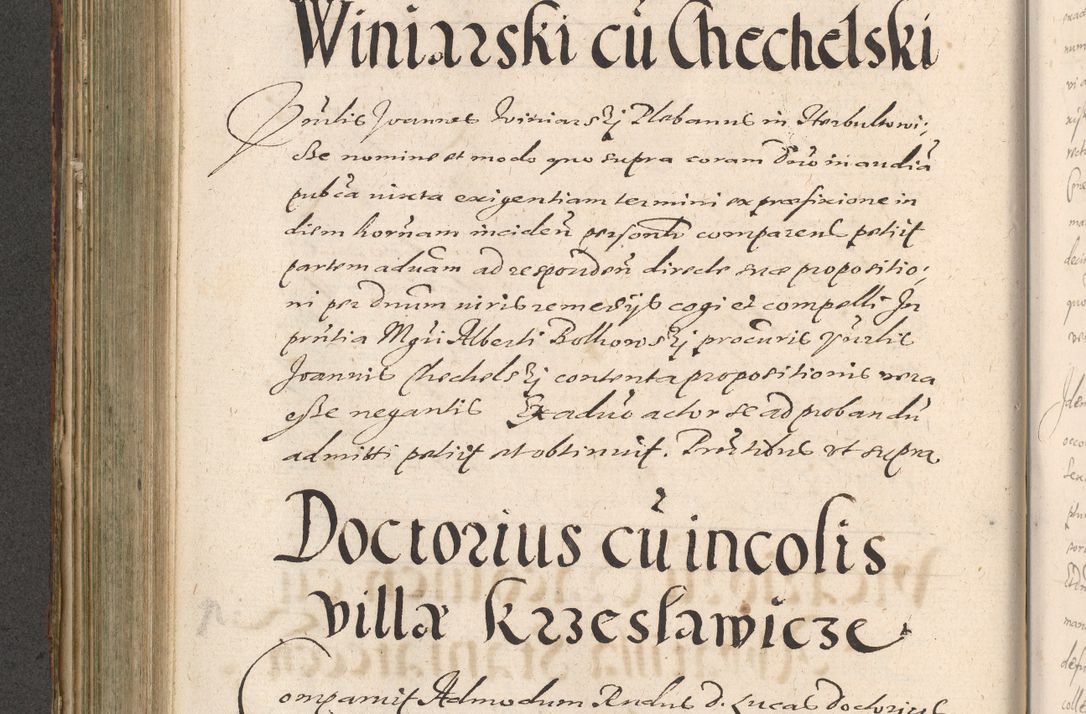 Zdjęcie nr 432 dla obiektu archiwalnego: Illustrissimo et Reverendissimo in Christo Patre Domino Domino Petro Tylicki Dei et Apostolice Sedis Gratia Episcopo Cracoviensis Duce Severiensis Acta actorum causarum sententiarum tam interloquutoriarum quam definitivarum decretorum obligationum, quietationum, recognitionum, constitutionum procuratorum etc. etc. coram Admodum Reverendo Domino Thoma Oborski I. V. Doctore Canonico Vicario in Spiritualibus et Officiali generali Cracoviensis in anno Domini Millesimo Sexcentessimo Decimoquarto Cuius Indictio duodecima Pontificus SS. D. N. D. Pauli Divina providentia Papae quinti Anno decimo foeliciter incipiunt