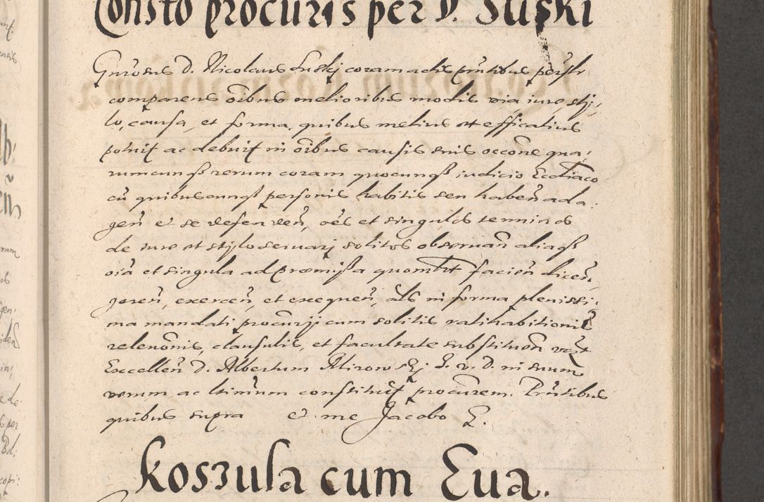Zdjęcie nr 427 dla obiektu archiwalnego: Illustrissimo et Reverendissimo in Christo Patre Domino Domino Petro Tylicki Dei et Apostolice Sedis Gratia Episcopo Cracoviensis Duce Severiensis Acta actorum causarum sententiarum tam interloquutoriarum quam definitivarum decretorum obligationum, quietationum, recognitionum, constitutionum procuratorum etc. etc. coram Admodum Reverendo Domino Thoma Oborski I. V. Doctore Canonico Vicario in Spiritualibus et Officiali generali Cracoviensis in anno Domini Millesimo Sexcentessimo Decimoquarto Cuius Indictio duodecima Pontificus SS. D. N. D. Pauli Divina providentia Papae quinti Anno decimo foeliciter incipiunt