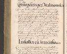 Zdjęcie nr 416 dla obiektu archiwalnego: Illustrissimo et Reverendissimo in Christo Patre Domino Domino Petro Tylicki Dei et Apostolice Sedis Gratia Episcopo Cracoviensis Duce Severiensis Acta actorum causarum sententiarum tam interloquutoriarum quam definitivarum decretorum obligationum, quietationum, recognitionum, constitutionum procuratorum etc. etc. coram Admodum Reverendo Domino Thoma Oborski I. V. Doctore Canonico Vicario in Spiritualibus et Officiali generali Cracoviensis in anno Domini Millesimo Sexcentessimo Decimoquarto Cuius Indictio duodecima Pontificus SS. D. N. D. Pauli Divina providentia Papae quinti Anno decimo foeliciter incipiunt