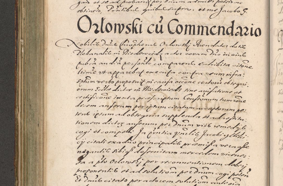 Zdjęcie nr 410 dla obiektu archiwalnego: Illustrissimo et Reverendissimo in Christo Patre Domino Domino Petro Tylicki Dei et Apostolice Sedis Gratia Episcopo Cracoviensis Duce Severiensis Acta actorum causarum sententiarum tam interloquutoriarum quam definitivarum decretorum obligationum, quietationum, recognitionum, constitutionum procuratorum etc. etc. coram Admodum Reverendo Domino Thoma Oborski I. V. Doctore Canonico Vicario in Spiritualibus et Officiali generali Cracoviensis in anno Domini Millesimo Sexcentessimo Decimoquarto Cuius Indictio duodecima Pontificus SS. D. N. D. Pauli Divina providentia Papae quinti Anno decimo foeliciter incipiunt