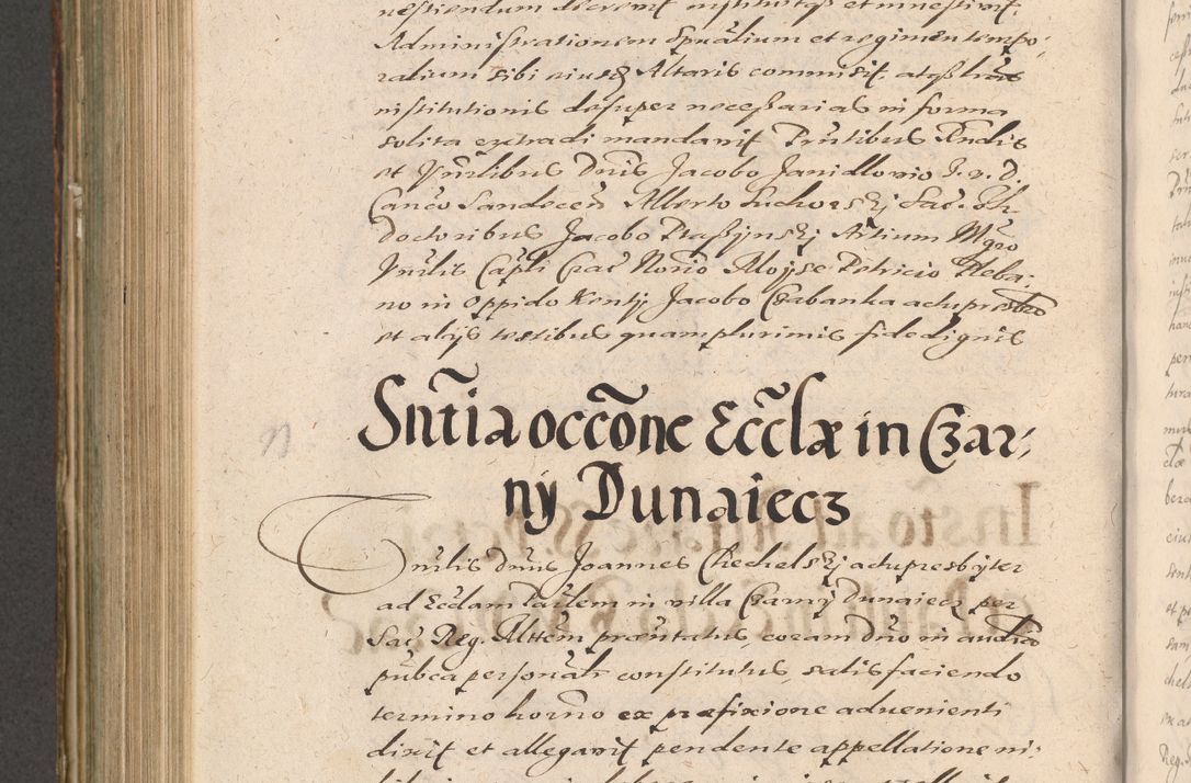 Zdjęcie nr 806 dla obiektu archiwalnego: Illustrissimo et Reverendissimo in Christo Patre Domino Domino Petro Tylicki Dei et Apostolice Sedis Gratia Episcopo Cracoviensis Duce Severiensis Acta actorum causarum sententiarum tam interloquutoriarum quam definitivarum decretorum obligationum, quietationum, recognitionum, constitutionum procuratorum etc. etc. coram Admodum Reverendo Domino Thoma Oborski I. V. Doctore Canonico Vicario in Spiritualibus et Officiali generali Cracoviensis in anno Domini Millesimo Sexcentessimo Decimoquarto Cuius Indictio duodecima Pontificus SS. D. N. D. Pauli Divina providentia Papae quinti Anno decimo foeliciter incipiunt