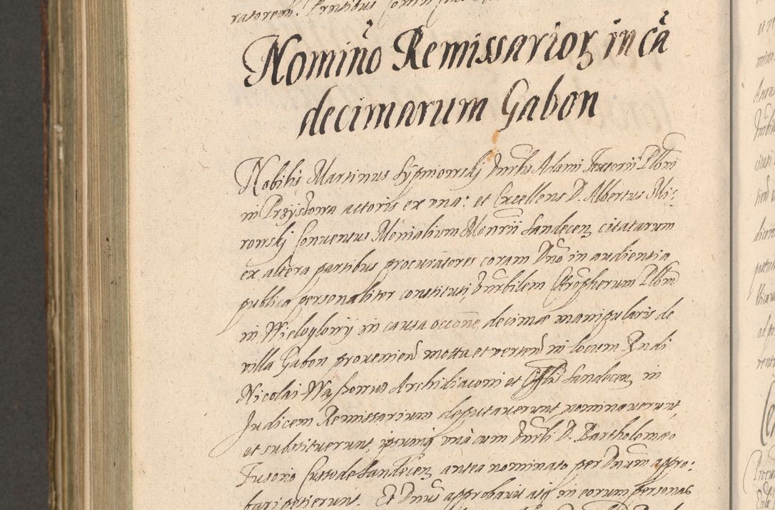 Zdjęcie nr 1190 dla obiektu archiwalnego: Illustrissimo et Reverendissimo in Christo Patre Domino Domino Petro Tylicki Dei et Apostolice Sedis Gratia Episcopo Cracoviensis Duce Severiensis Acta actorum causarum sententiarum tam interloquutoriarum quam definitivarum decretorum obligationum, quietationum, recognitionum, constitutionum procuratorum etc. etc. coram Admodum Reverendo Domino Thoma Oborski I. V. Doctore Canonico Vicario in Spiritualibus et Officiali generali Cracoviensis in anno Domini Millesimo Sexcentessimo Decimoquarto Cuius Indictio duodecima Pontificus SS. D. N. D. Pauli Divina providentia Papae quinti Anno decimo foeliciter incipiunt