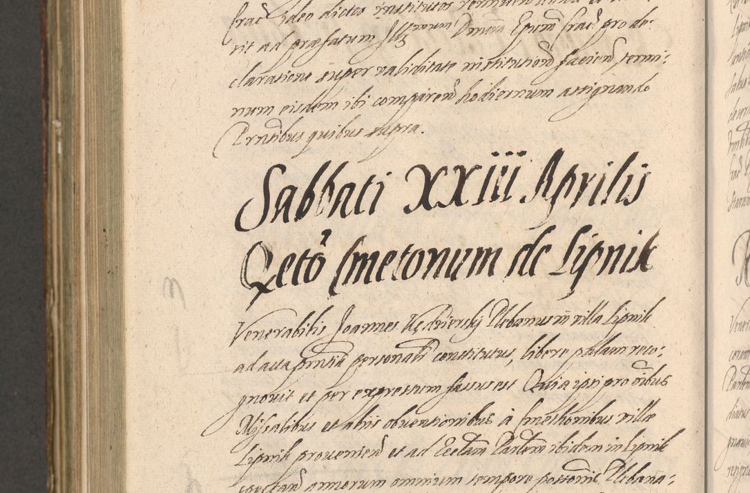 Zdjęcie nr 1184 dla obiektu archiwalnego: Illustrissimo et Reverendissimo in Christo Patre Domino Domino Petro Tylicki Dei et Apostolice Sedis Gratia Episcopo Cracoviensis Duce Severiensis Acta actorum causarum sententiarum tam interloquutoriarum quam definitivarum decretorum obligationum, quietationum, recognitionum, constitutionum procuratorum etc. etc. coram Admodum Reverendo Domino Thoma Oborski I. V. Doctore Canonico Vicario in Spiritualibus et Officiali generali Cracoviensis in anno Domini Millesimo Sexcentessimo Decimoquarto Cuius Indictio duodecima Pontificus SS. D. N. D. Pauli Divina providentia Papae quinti Anno decimo foeliciter incipiunt